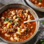 Hamburger Soup with Macaroni