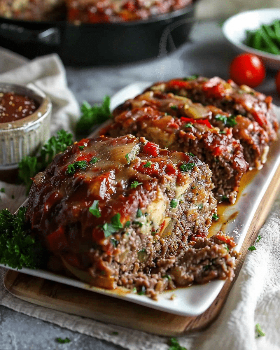 Italian Stuffed Meatloaf