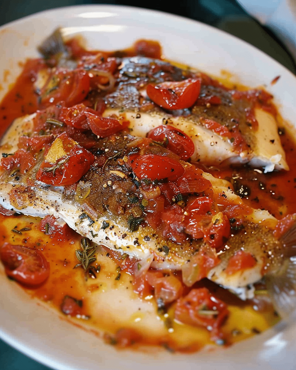 Mediterranean Baked Fish