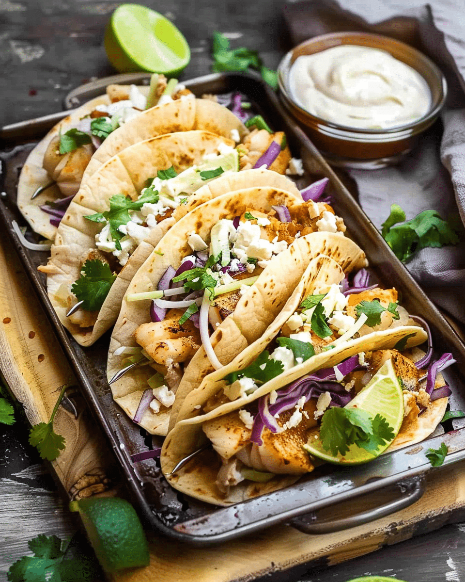 Air Fryer Fish Tacos