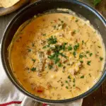 Beefy Velveeta Cheese Soup