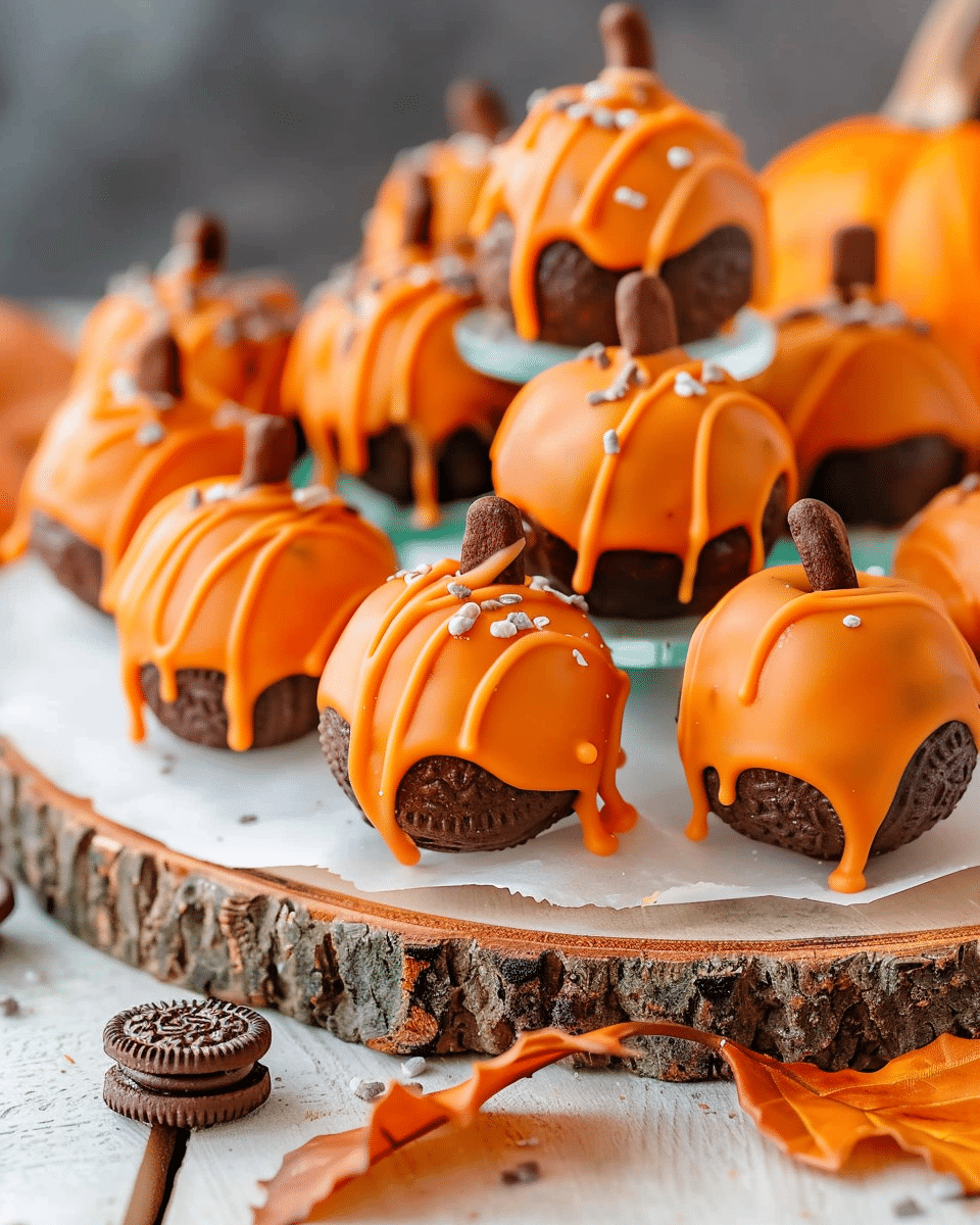 Pumpkin Oreo Balls