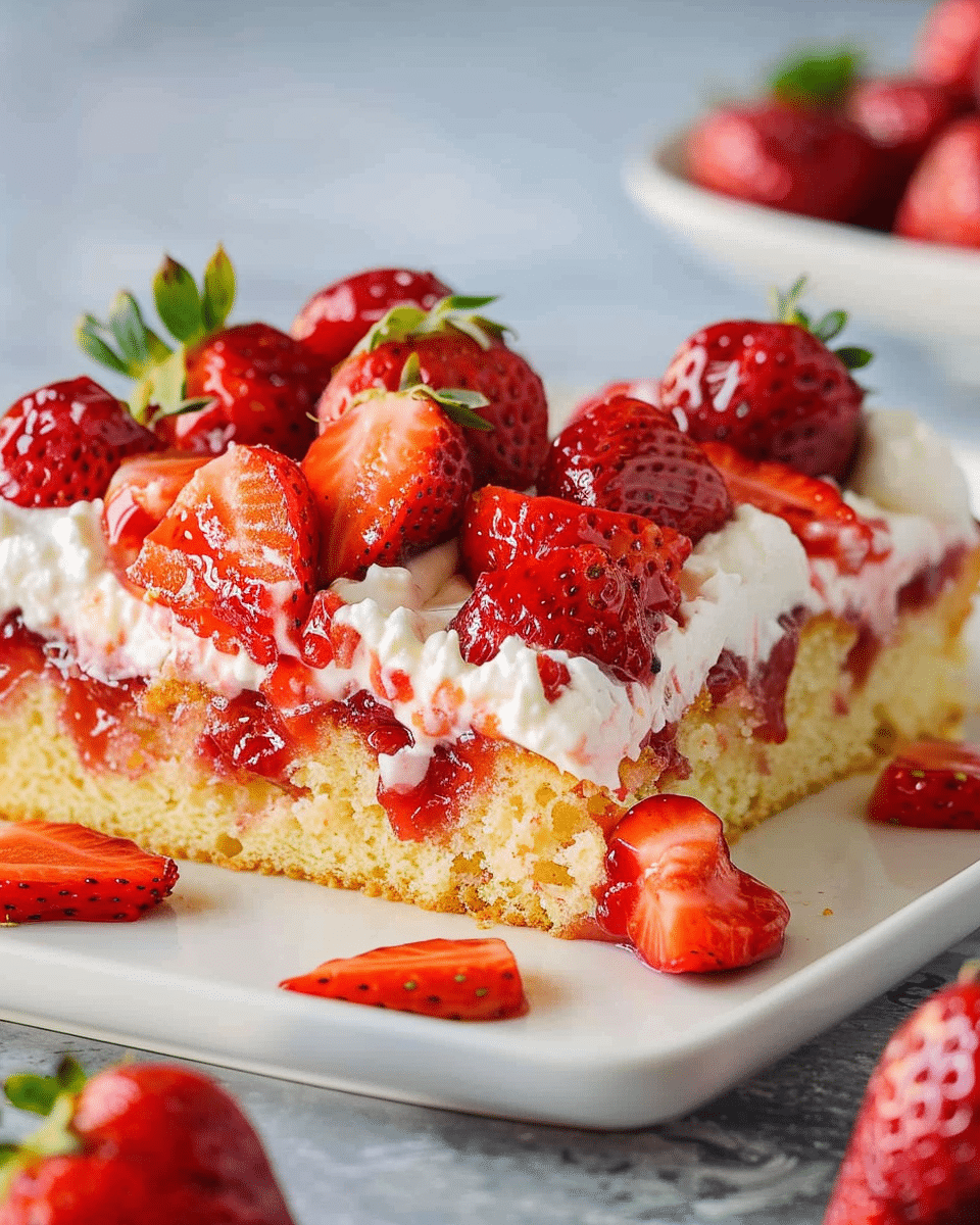 Strawberry Sheet Cake