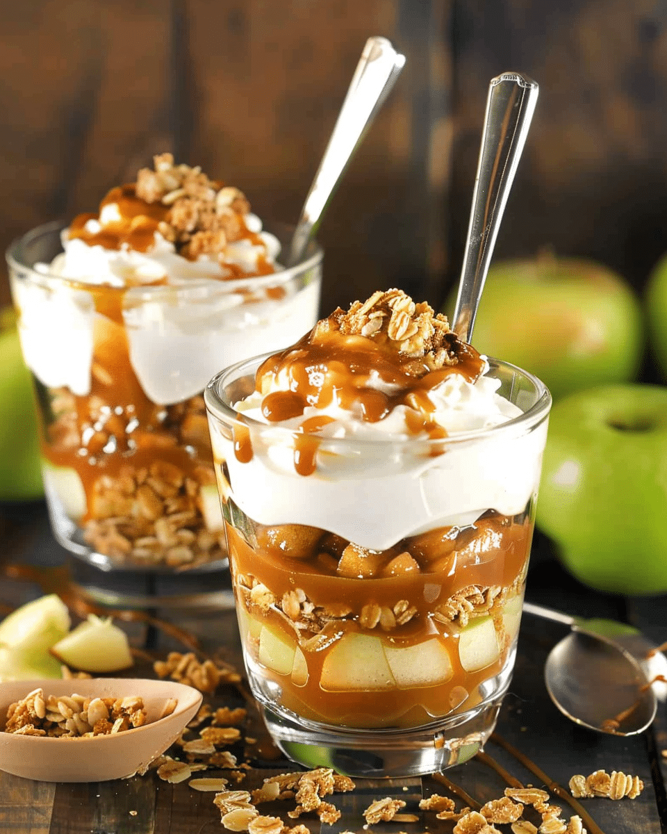 Caramel Apple Trifles