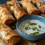 Buffalo Chicken Egg Rolls