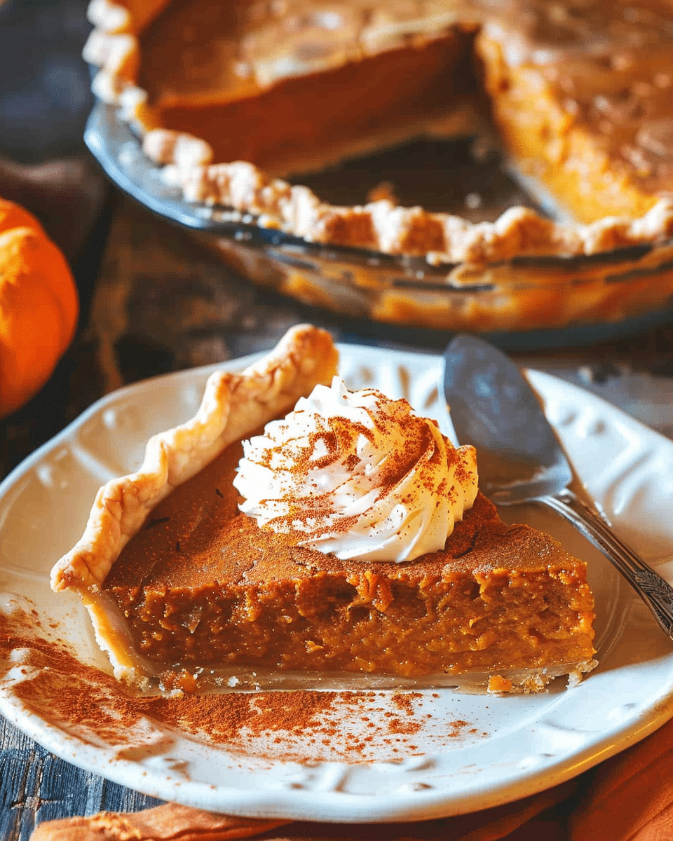 Healthy Pumpkin Pie