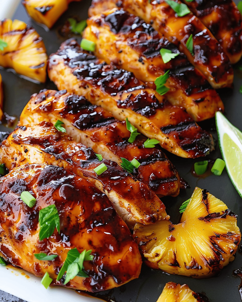 Juicy Grilled Pineapple Chicken