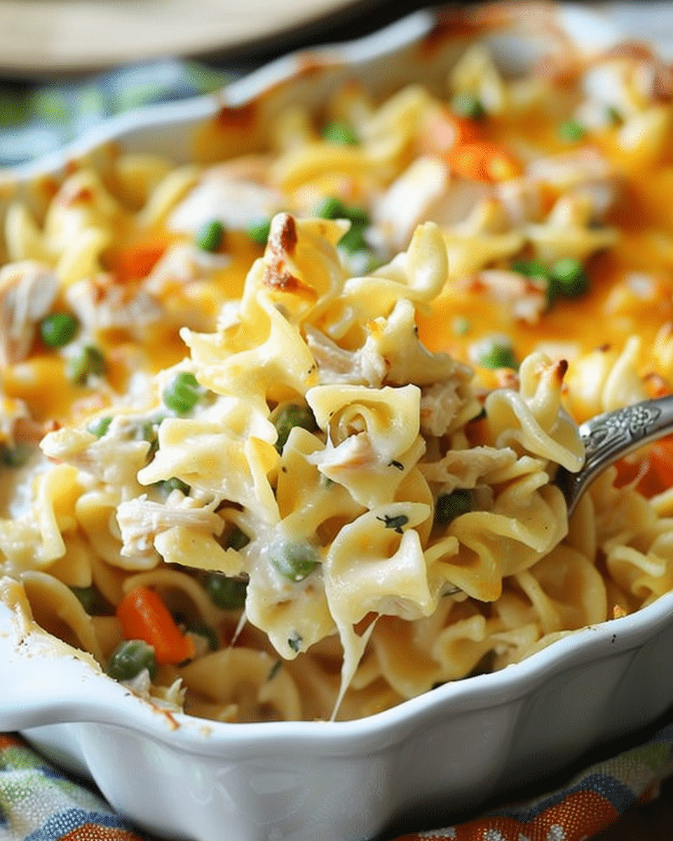 Leftover Turkey Noodle Casserole