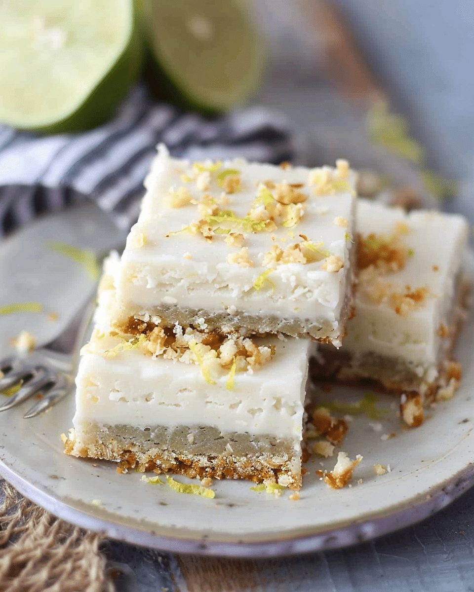 Raw Sweet Lime Bars