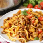 Slow Cooker Taco Pasta