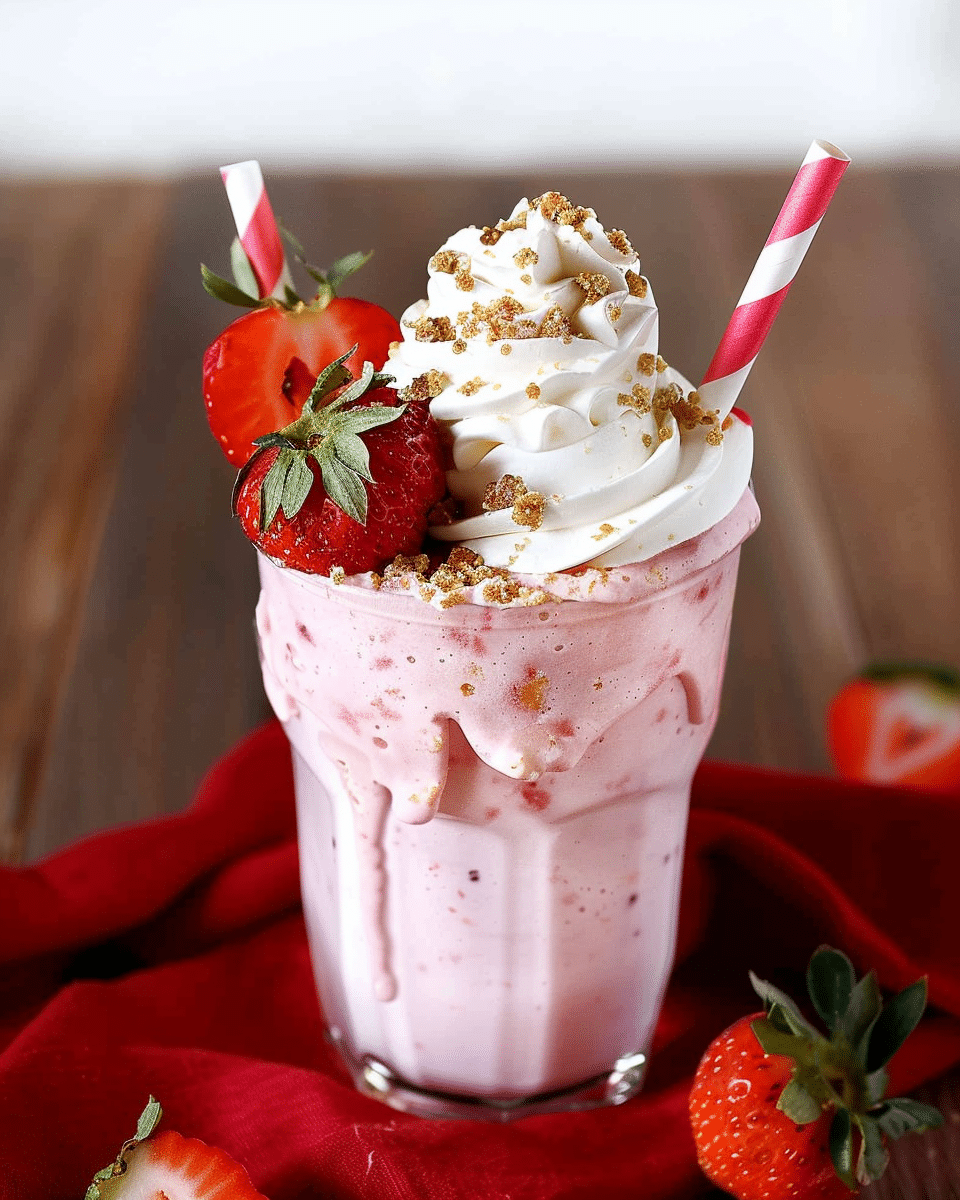 Strawberry Cheesecake Protein Shake