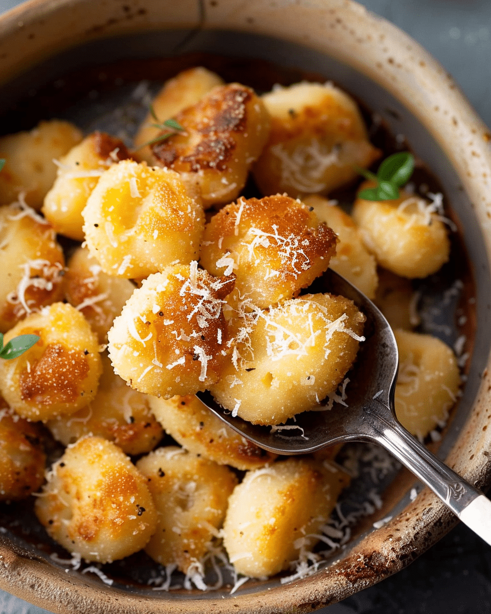 Crispy Pan Fried Gnocchi