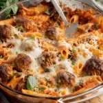 Meatball Pasta Bake