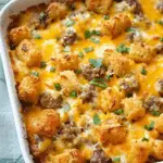 Tater Tot Sausage Breakfast Casserole