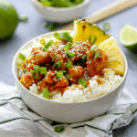 Chicken Teriyaki Pineapple Bowl