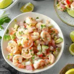 Homemade Peruvian Shrimp Ceviche