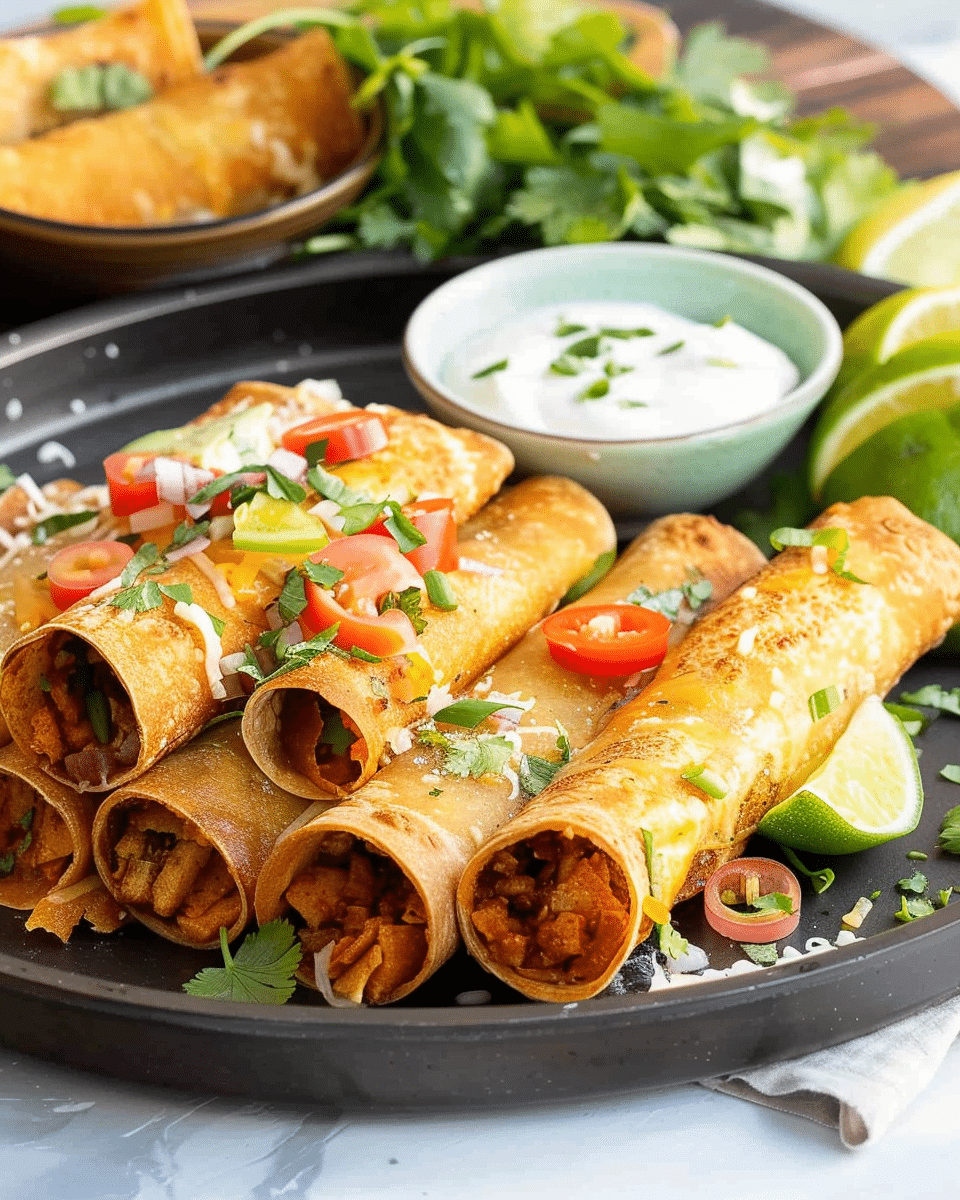 Easy Vegan Taquitos
