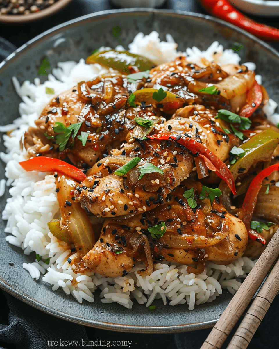 Black Pepper Chicken