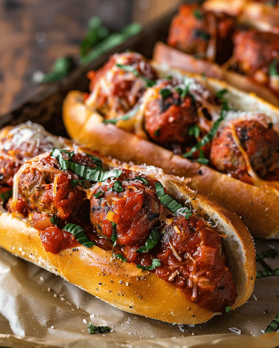 Meatball Marinara Subs