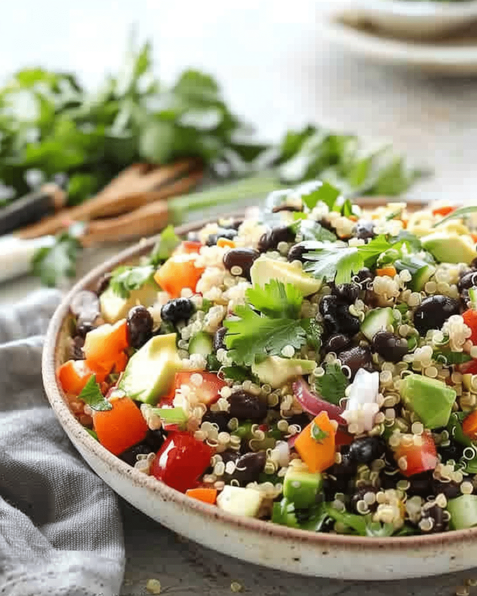 Quinoa and Black Bean Salad