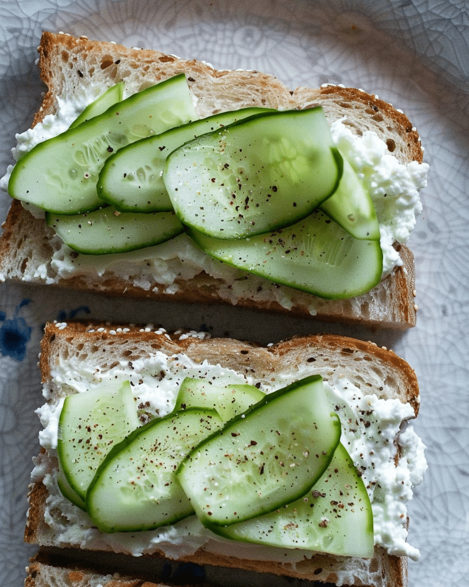 Cream Cheese Cucumber Sandwiches
