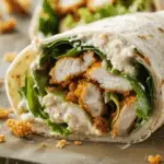 Crunchy Chicken Caesar Wraps
