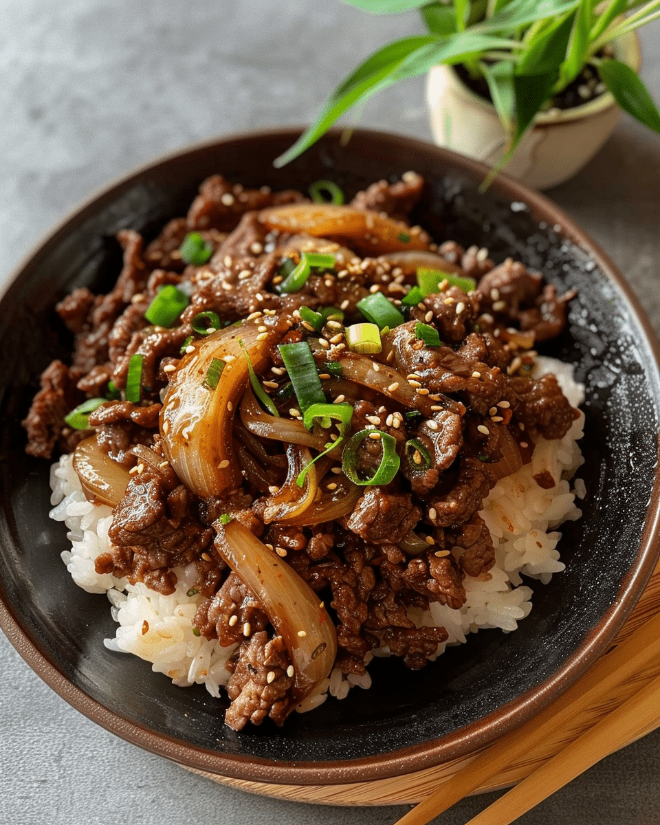 Beef and Onion Stir Fry