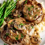 Hamburger Steak with Mushroom Gravy