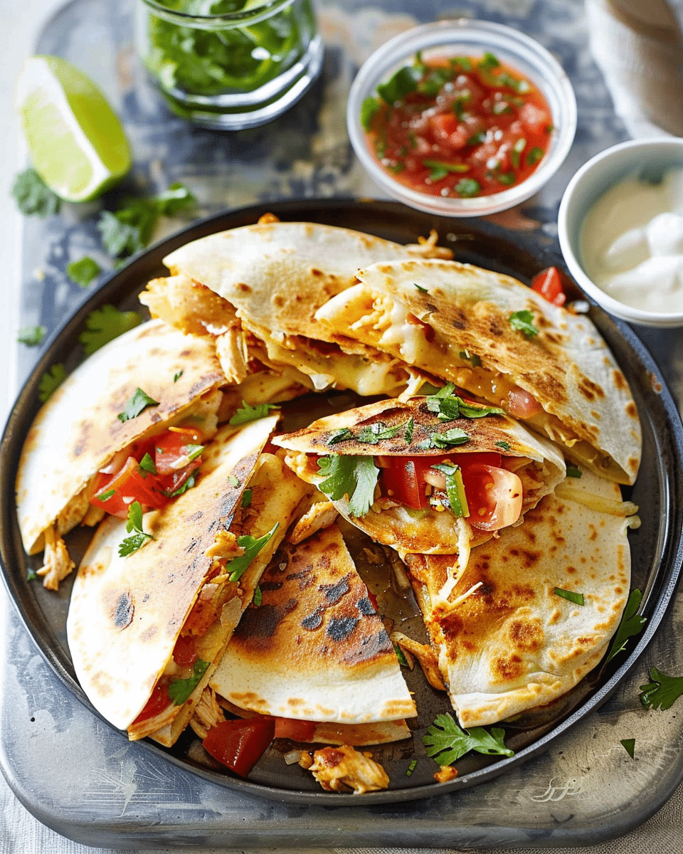 Mini Chicken Quesadillas