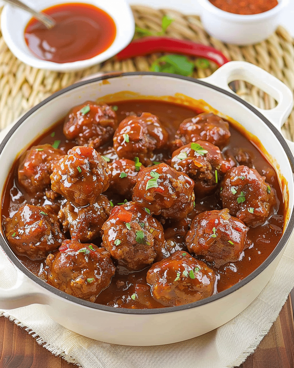 Porcupine Meatballs with Gravy