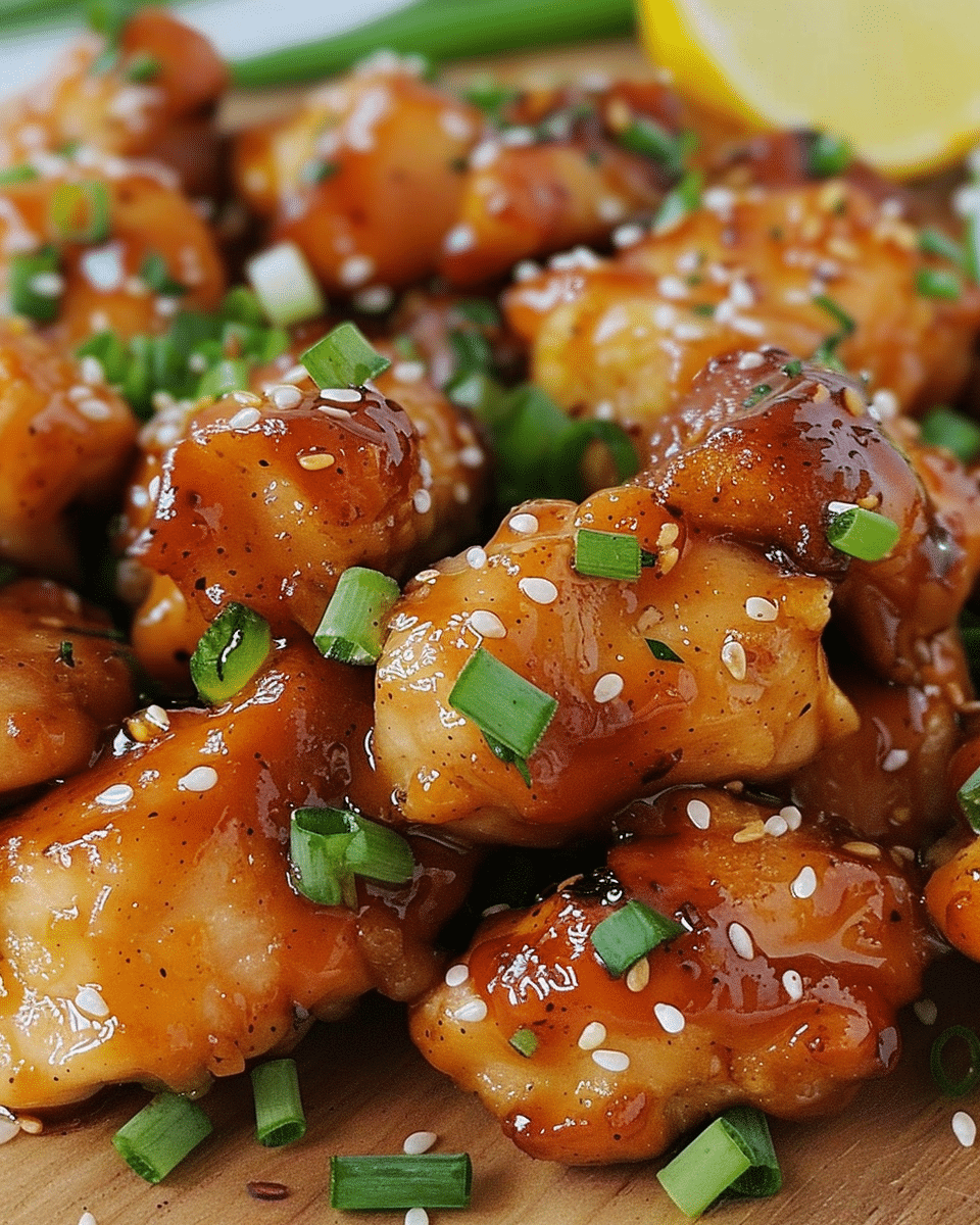 Honey Garlic Chicken Bites