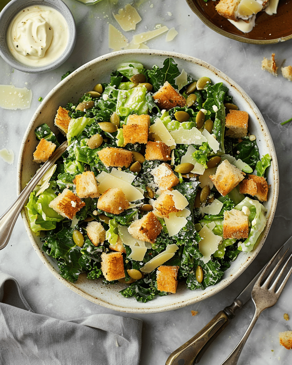 Kale Caesar Salad