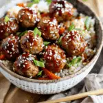Sesame Chicken Meatballs