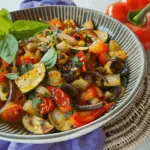 Vegetarian Roasted Vegetables Salad