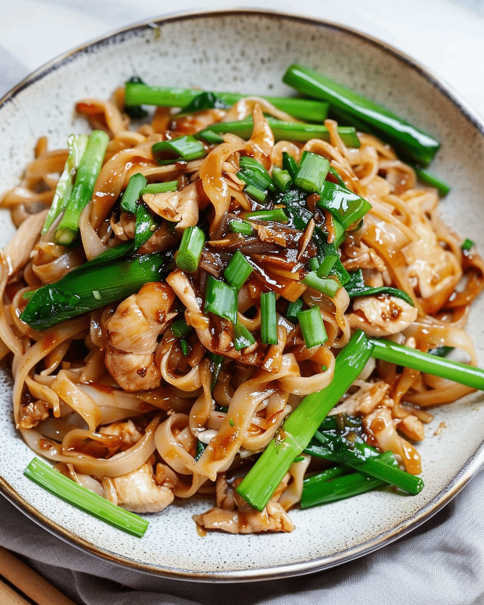 Chicken Scallion Noodles
