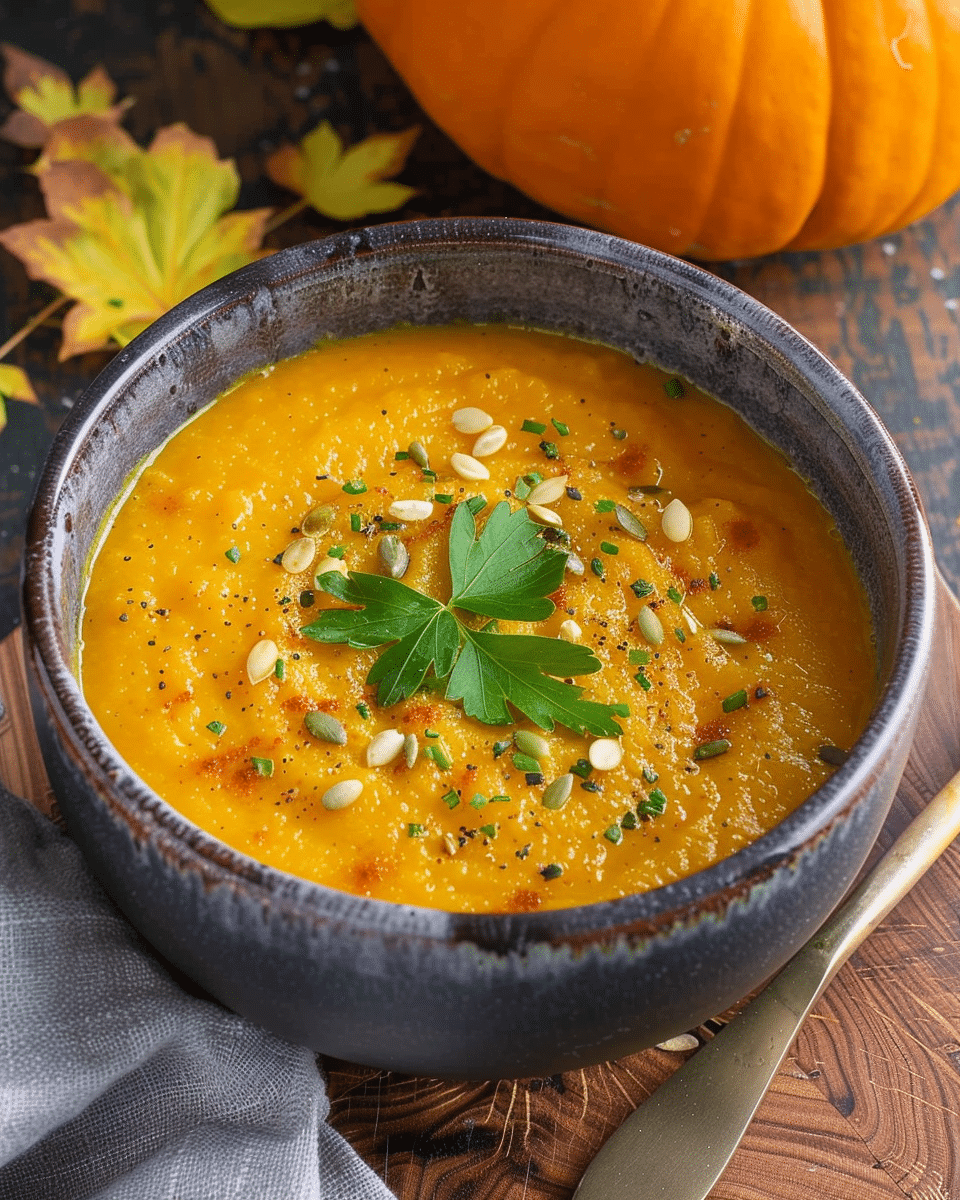 Pumpkin and Sweet Potato Soup