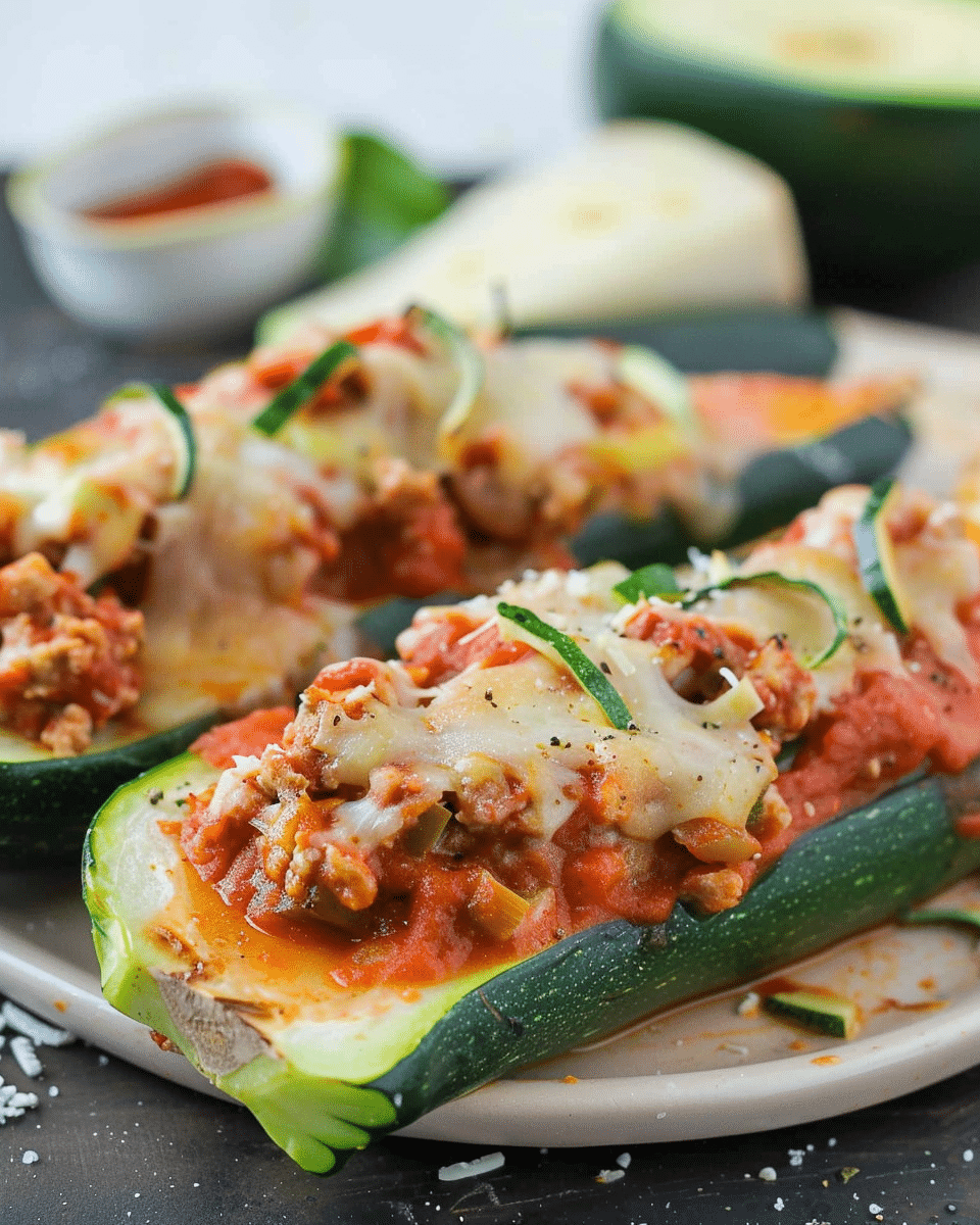 Stuffed Zucchini Boats