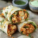 Vegan Buffalo Chicken Wraps