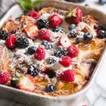 Berry Croissant French Toast Bake