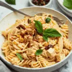 Creamy Tofu Pasta with Sundried Tomatoes