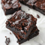 Healthy Flourless Black Bean Avocado Brownies