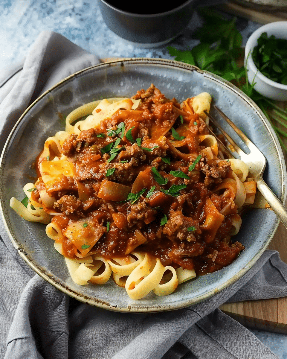 Slow Cooker Lamb Ragu