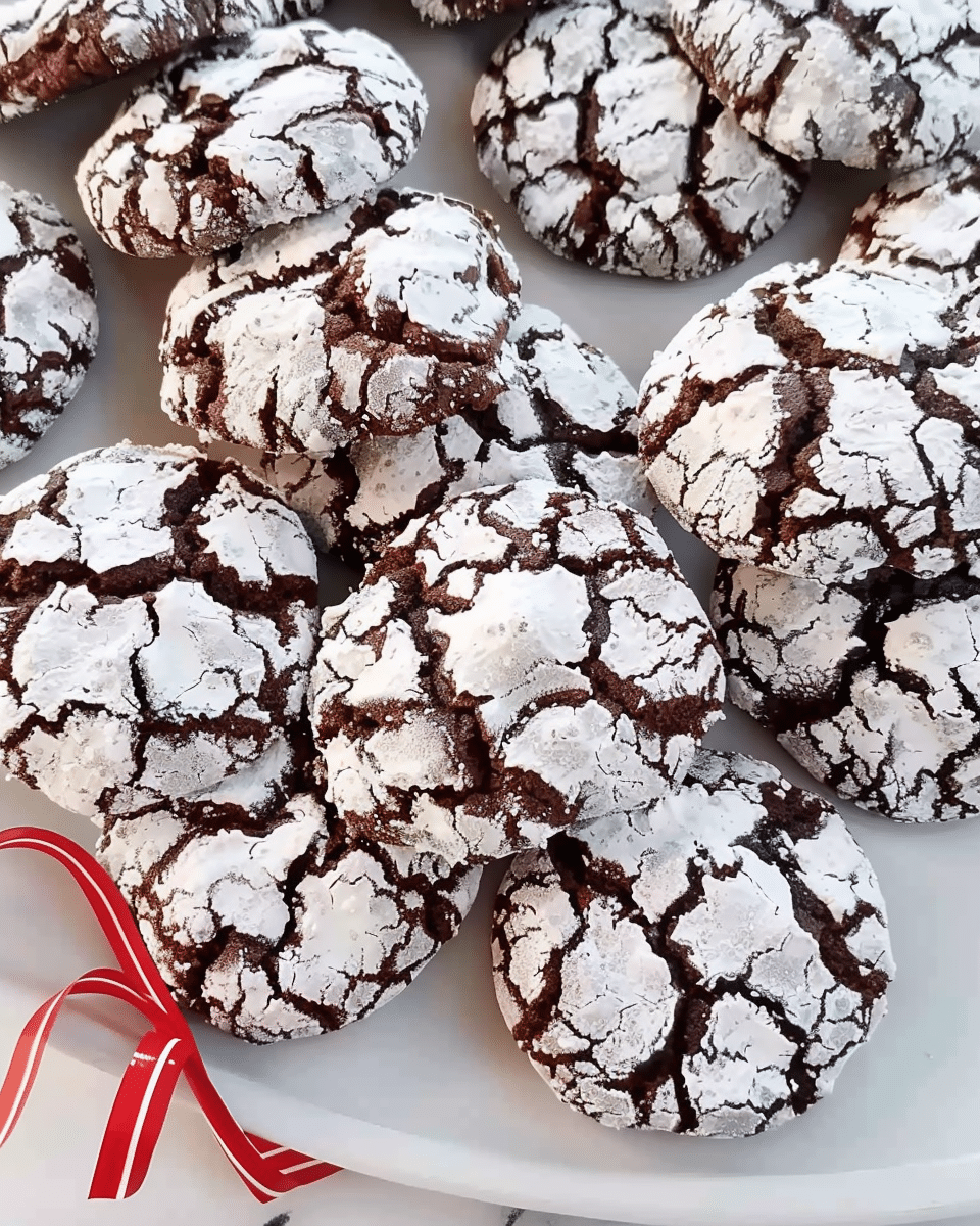 Chocolate Crinkle Cookies