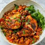 Harissa Chicken with Lentils