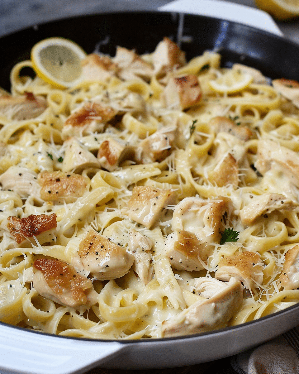 Creamy Lemon Chicken Pasta
