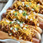 Baked Chili Cheese Dogs