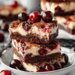 Cherry Cheesecake Brownies