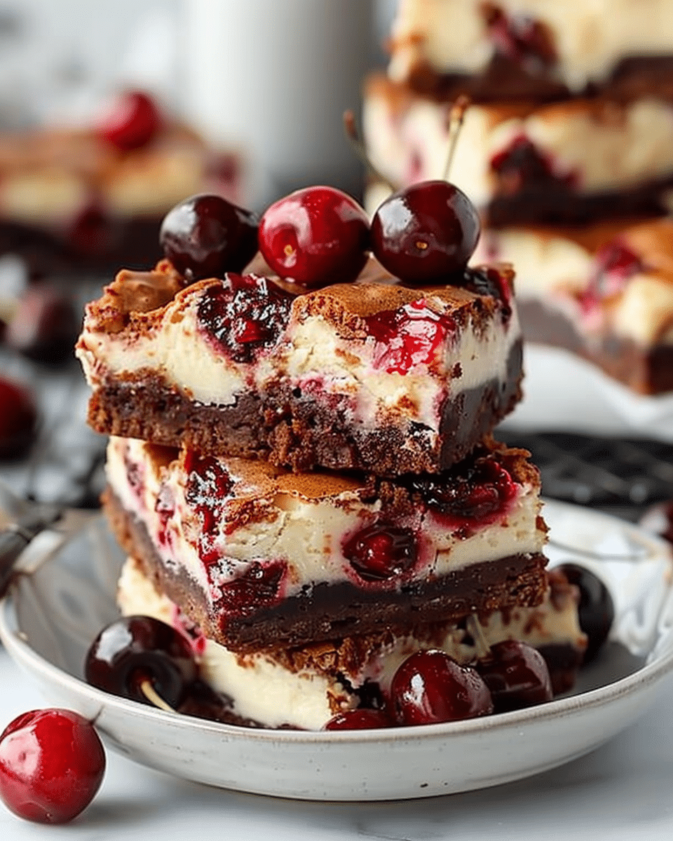 Cherry Cheesecake Brownies
