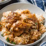 Smothered Chicken and Rice