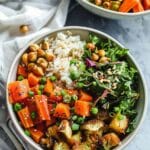 Fall Veggies & Rice Harvest Bowls
